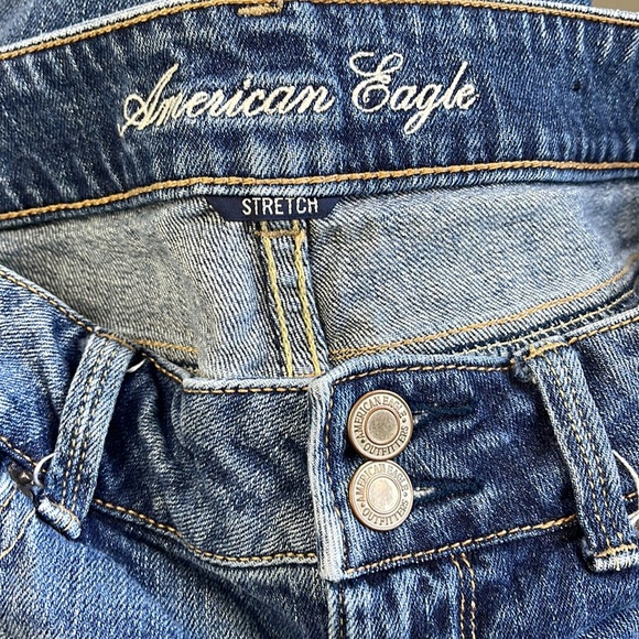 American Eagle Artist Crop Jeans Sz 6 - Picture 4 of 8